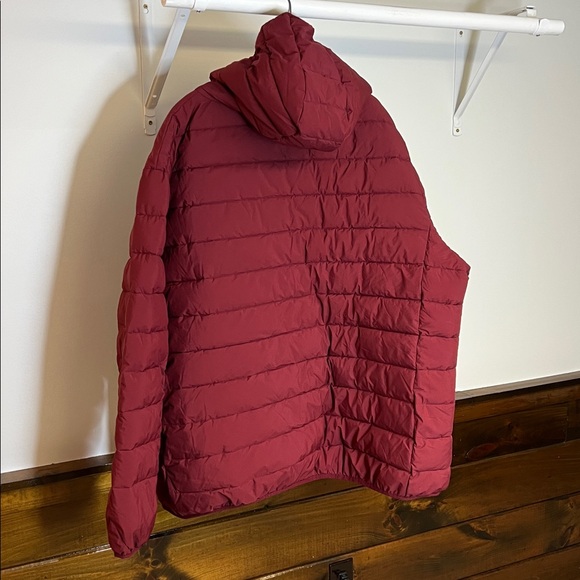 Wantdo Plus Size Hooded Winter Waterproof Puffer Jacket Burgundy- 5X - Picture 2 of 12